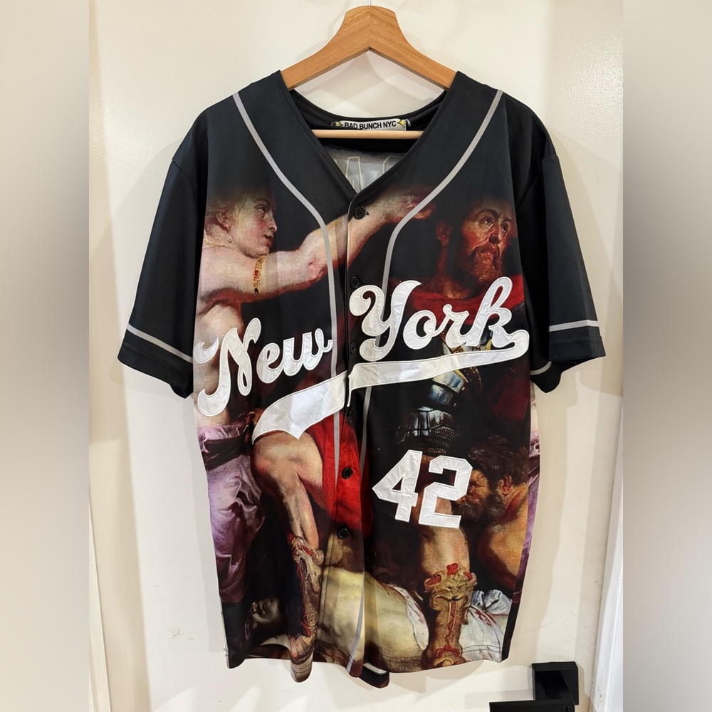 BAD BUNCY NYC baseball jersey